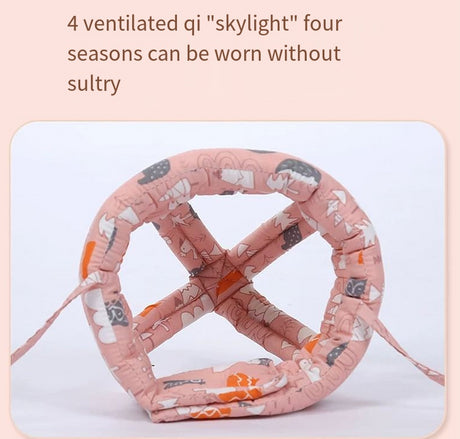 Baby anti-collision hat baby walking anti fall hat children's anti fall head protection hat safe breathable and washable - V.I.P Digital Presence