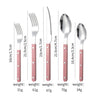 French Rivet ABS Handle Hotel Western Tableware Steak Knife Butter Knife Set - V.I.P Digital Presence