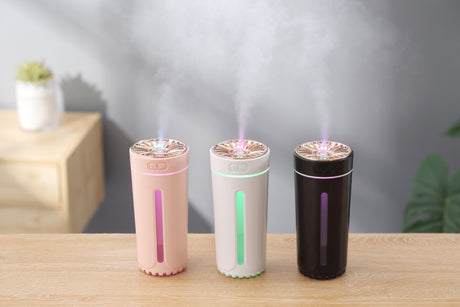 New small large fog volume silent portable usb car aromatherapy phantom cup colorful night light car humidifier - V.I.P Digital Presence