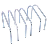 3 bicycle parking racks, 22-28 inch wheel supports, maximum tire width 2.15 inches, galvanized - V.I.P Digital Presence