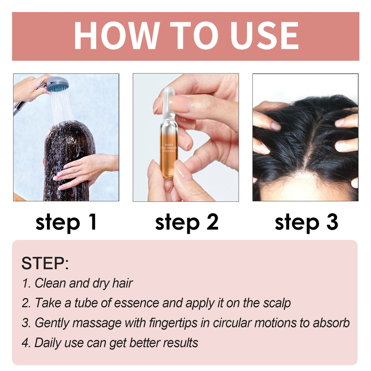 Hair Care Ampere Thick, Strong, Nutritious, Soft And Restorative Scalp Hair Root Massage Solution - V.I.P Digital Presence