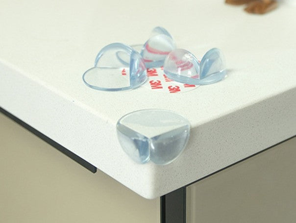 12 protectores de silicona para bordes de mesa de seguridad para bebés y niños