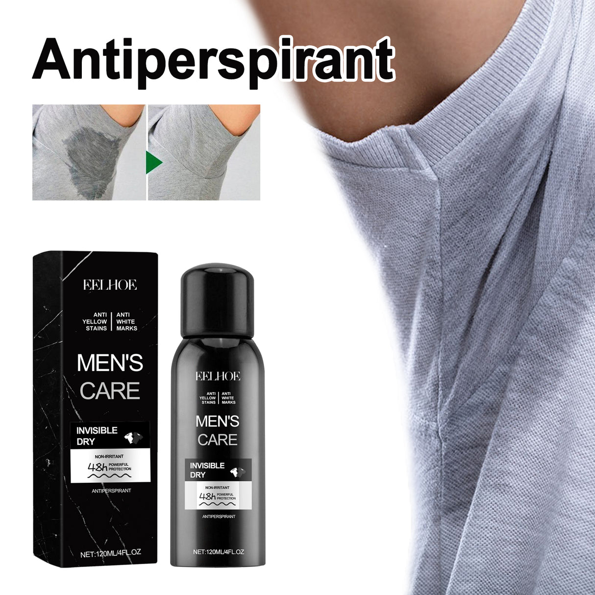Antiperspirant, Underarm Sweat Odor Body Odor Cleansing Refreshing Fragrance Spray - V.I.P Digital Presence