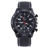 Rubber Fashion Sports Men's Watch Car Line Strap Silicone Student Watch - V.I.P Digital Presence