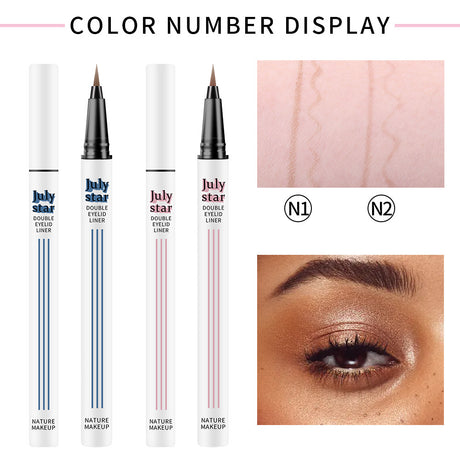 Liquid Sleeper Pen Waterproof Quick Dry Brown Non-Smudge Eyeliner Liquid Pen Eye Makeup Long Lasting Eyeliner - V.I.P Digital Presence