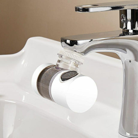 Faucet filter splash proof water purifier filter booster 720 degree rotating universal extension filter water nozzle - V.I.P Digital Presence