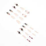 Girl Black Flame Y2K Style Wearing Nail Products Nail Patch Nail Patch Removable Nail Piece Fake Nail - V.I.P Digital Presence