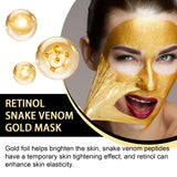 Retinol Snake Venom Gold Mask, Clear Skin, Tighten Pores, Brightening, Rejuvenating And Hydrating Mask - V.I.P Digital Presence