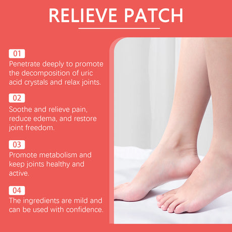 Foot Joint Relief Patch Relieves Foot Joint Muscle Ankle Muscle Pain Body Care - V.I.P Digital Presence
