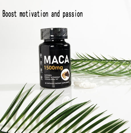 Maca Capsules  root herbal supplement maca extract energy stamina maca root extract capsules - V.I.P Digital Presence
