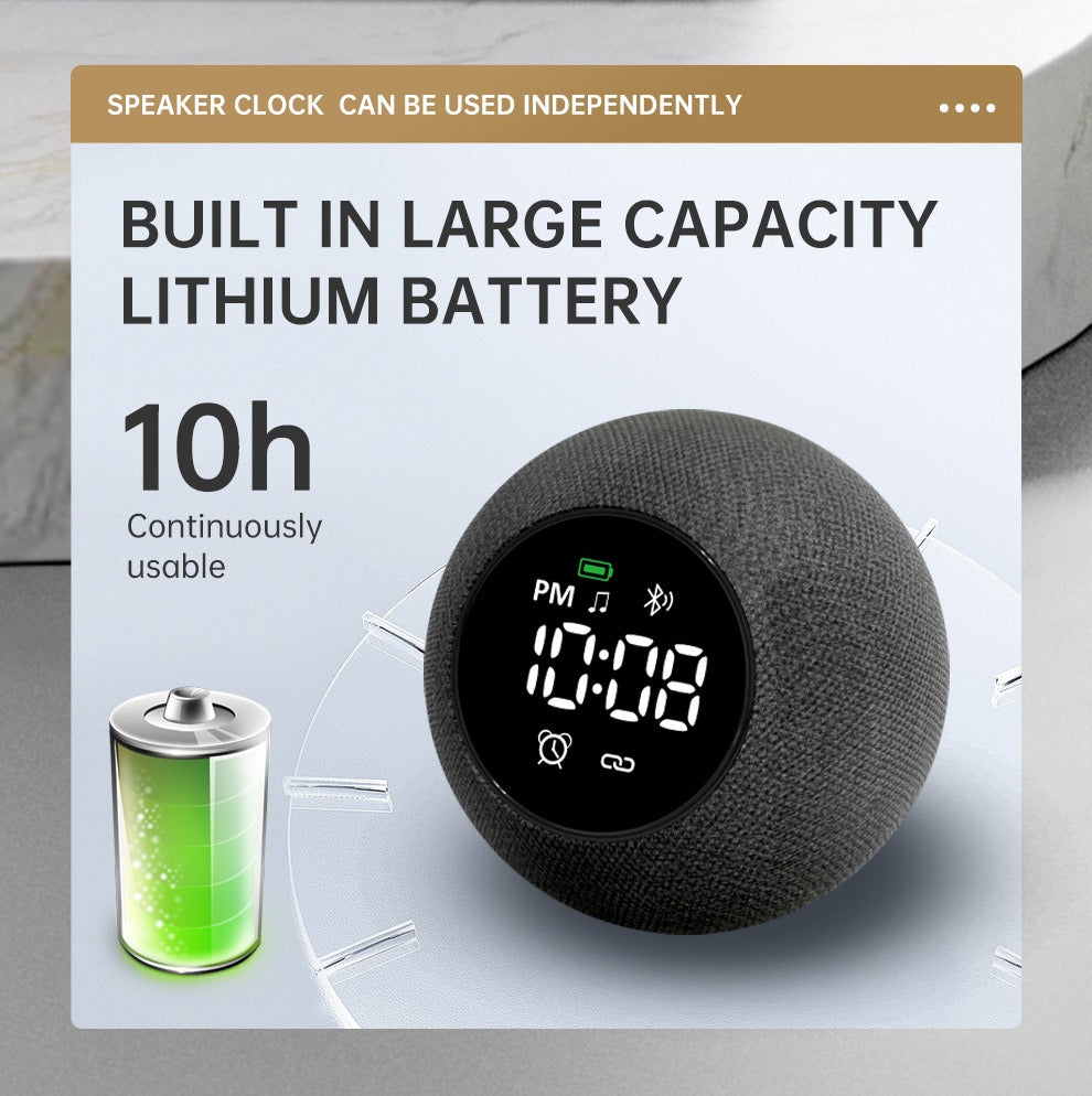 Six in one mobile phone watch headphones wireless charging clock alarm Bluetooth speaker night light - V.I.P Digital Presence