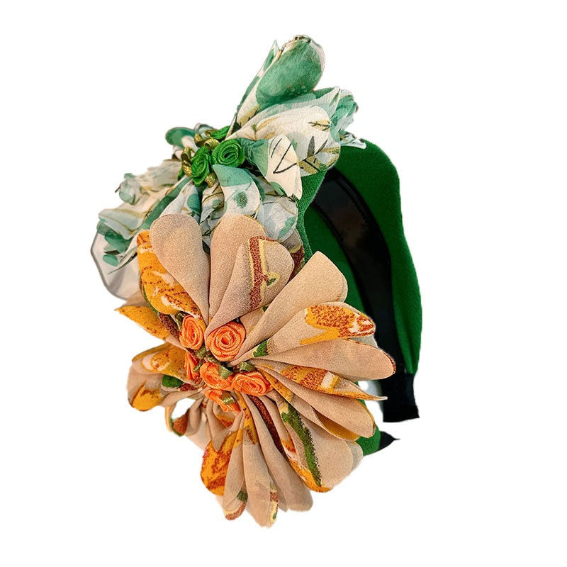 Fashionable handmade fabric flower headbands - V.I.P Digital Presence