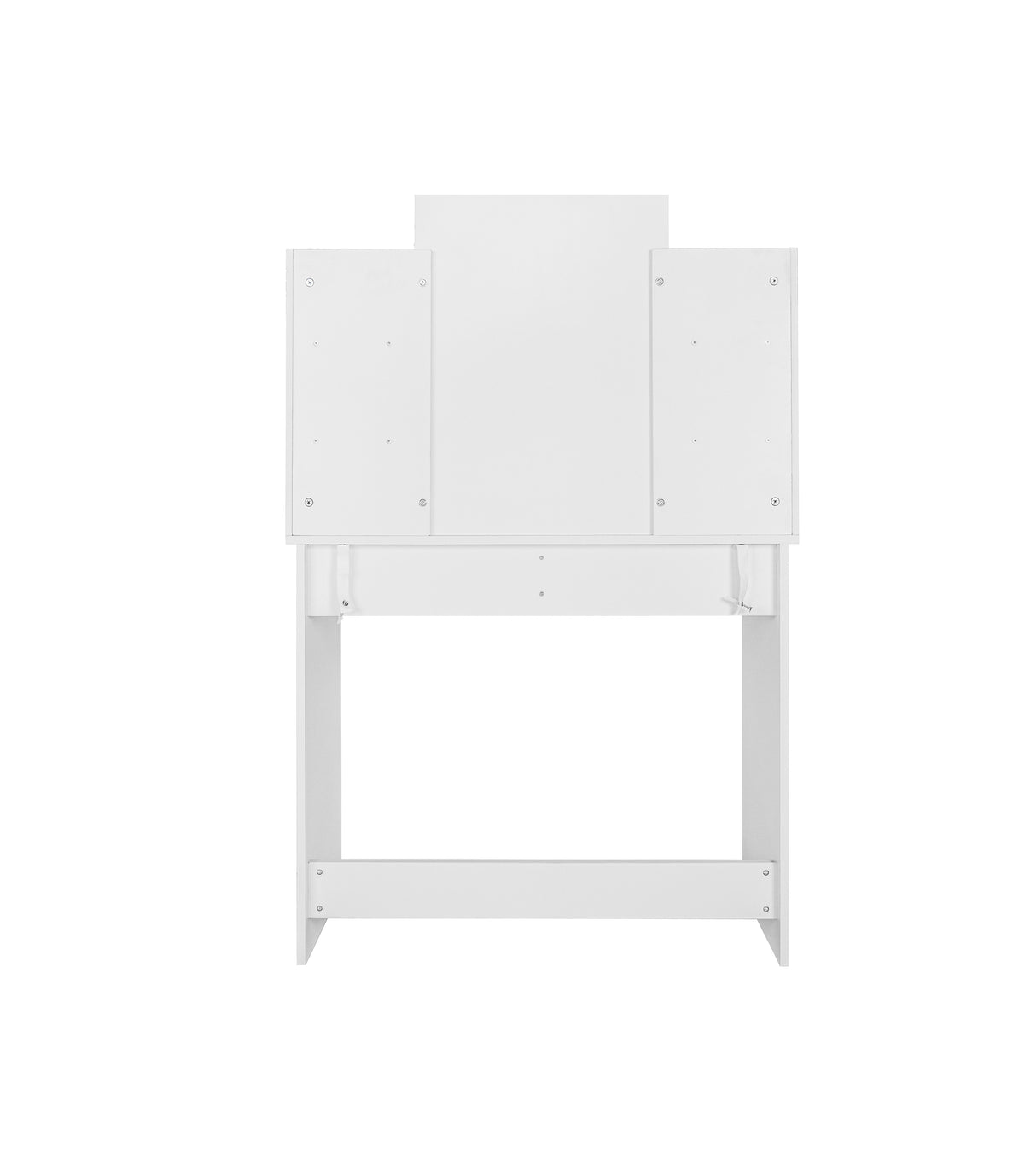 Makeup Vanity Desk With LED Lighted Mirror ,Dressing Table Set With 2 Large Drawers 10 LED Light ,White Color - V.I.P Digital Presence