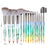 15 pcs Makeup Brushes Diamond Crystal Handle Makeup Tools Foundation Eyeshadow Brush - V.I.P Digital Presence