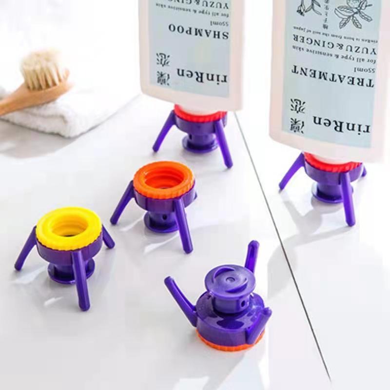 Inverted bottle cap, large, medium, small, and sub size, multifunctional three legged stand, shower gel, shampoo, leak proof bot - V.I.P Digital Presence