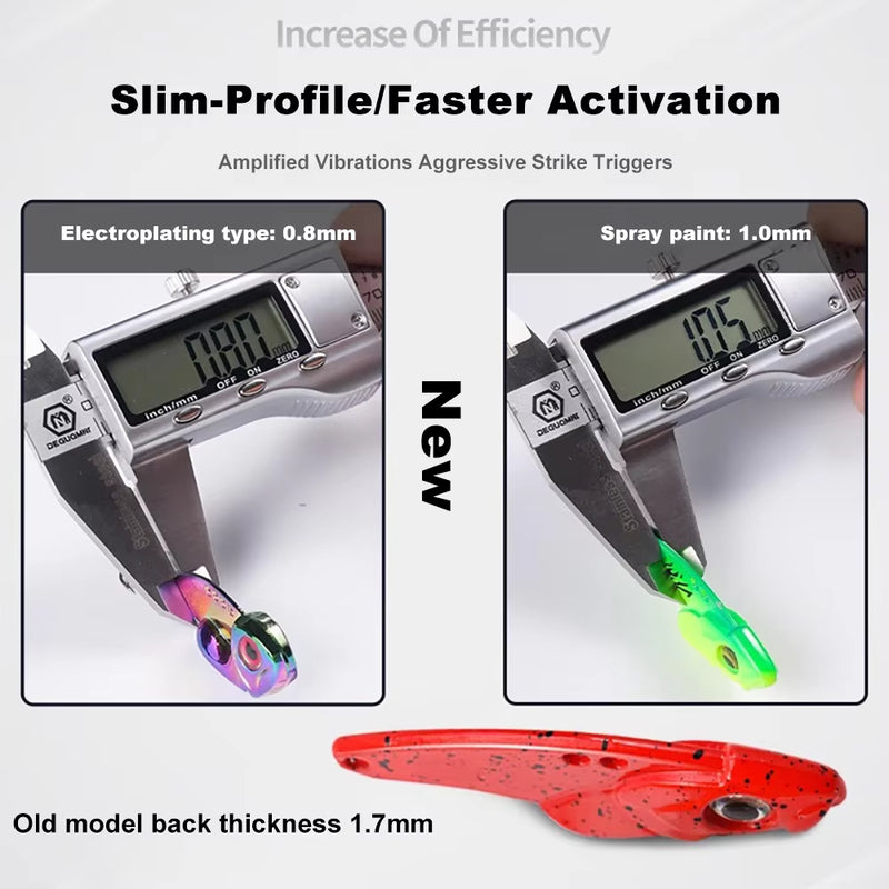 1PCS 3.5g/5g/7g/10g/15g VIB Fishing Lure – Rattlesnake Iron Jig, long-cast hard lure for predatory fish. - V.I.P Digital Presence