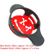 6 in 1 Golf Ball Line Liner Marker Template Drawing Alignment Marks Sign Tool