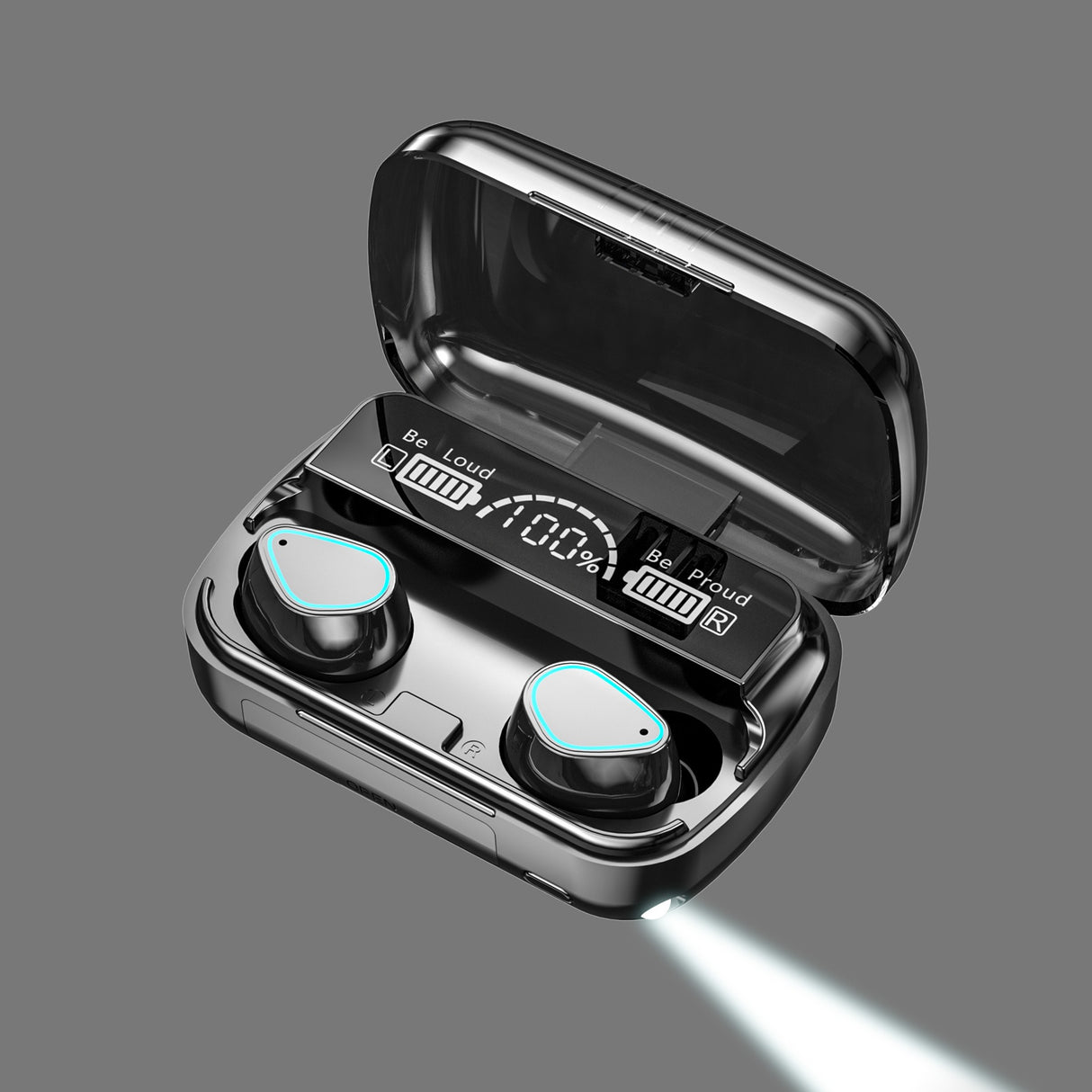 M10M30 Bluetooth Headset High-Capacity Wireless Private Model TWS New F9 Smiley Face Binaural 5.1 Noise Cancellation - V.I.P Digital Presence