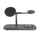 Multi functional QI2 wireless charging desktop magnetic three in one charging stand - V.I.P Digital Presence