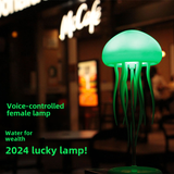 RGB Color Change Chandelier USB Rechargeable Jellyfish LED Lamp Garden Decoration LED Light With Voice Control - V.I.P Digital Presence