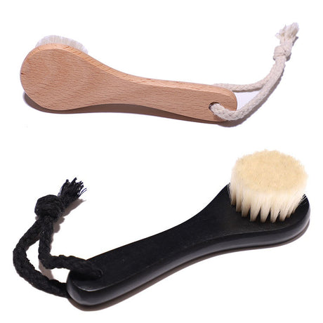 Baby hair comb round head beech wood baby bath brush children's bath brush - V.I.P Digital Presence