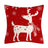 Red Snowflake Deer Pillow Cover Christmas Tree Cushion Cover Home Decoration Pillow Cover Combination - V.I.P Digital Presence