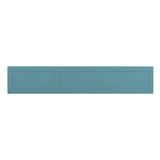 TREXM Rural Entrance Console Table 60 "Long Sofa Table with Two Different Size Drawers and Bottom Shelves for Storage (Turquoise