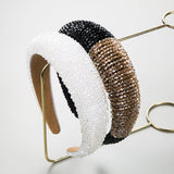 Luxury Crystal Hairband Women Hair Accessories Jewelry Baroque Padded Head Band Rhinestone Headband - V.I.P Digital Presence