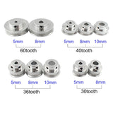 1Pcs GT2 Pulley 30 36 40 60 Tooth 60T 5mm Bore GT2 Timing Pulley for Reprap 3D Printer Parts gt2 pulley 60 teeth - V.I.P Digital Presence
