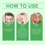 Woodsleep Gentle Moisturizing Facial Cleanser, Gentle Moisturizing Facial Cleanser Dense Foam Clean, Moist And Not Tight