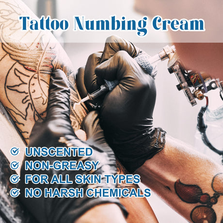 Tattoo Numbing Cream, Cleansing Moisturizing And Repairing Removing Tattoo Marks Skin Care Cream - V.I.P Digital Presence