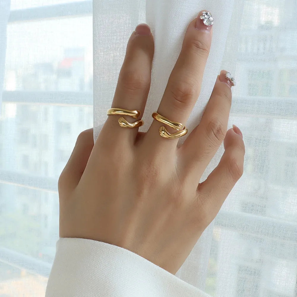 Titanium Steel Hug Bypass Ring - V.I.P Digital Presence