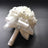 White Ivory Bridal Bridesmaid Flower Wedding Bouquet Artificial Flower Rose Bouquet Crystal Bridal Bouquets - V.I.P Digital Presence