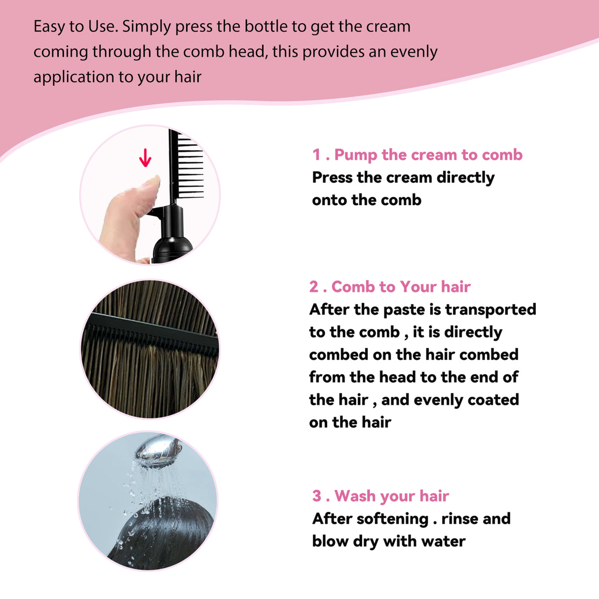 Hair Straightening Cream, Hair Care Smooth Smooth Smooth Hair Care Cream - V.I.P Digital Presence