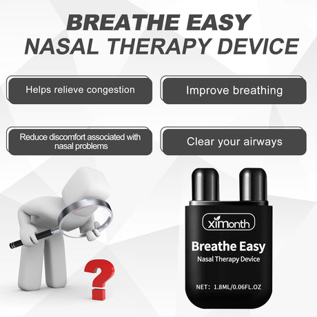 Breathe Easy Nasal Therapy Device, Relieve Nasal Congestion And Nasal Irritation Clean Nasal Passages Body Health Care Inhalants - V.I.P Digital Presence