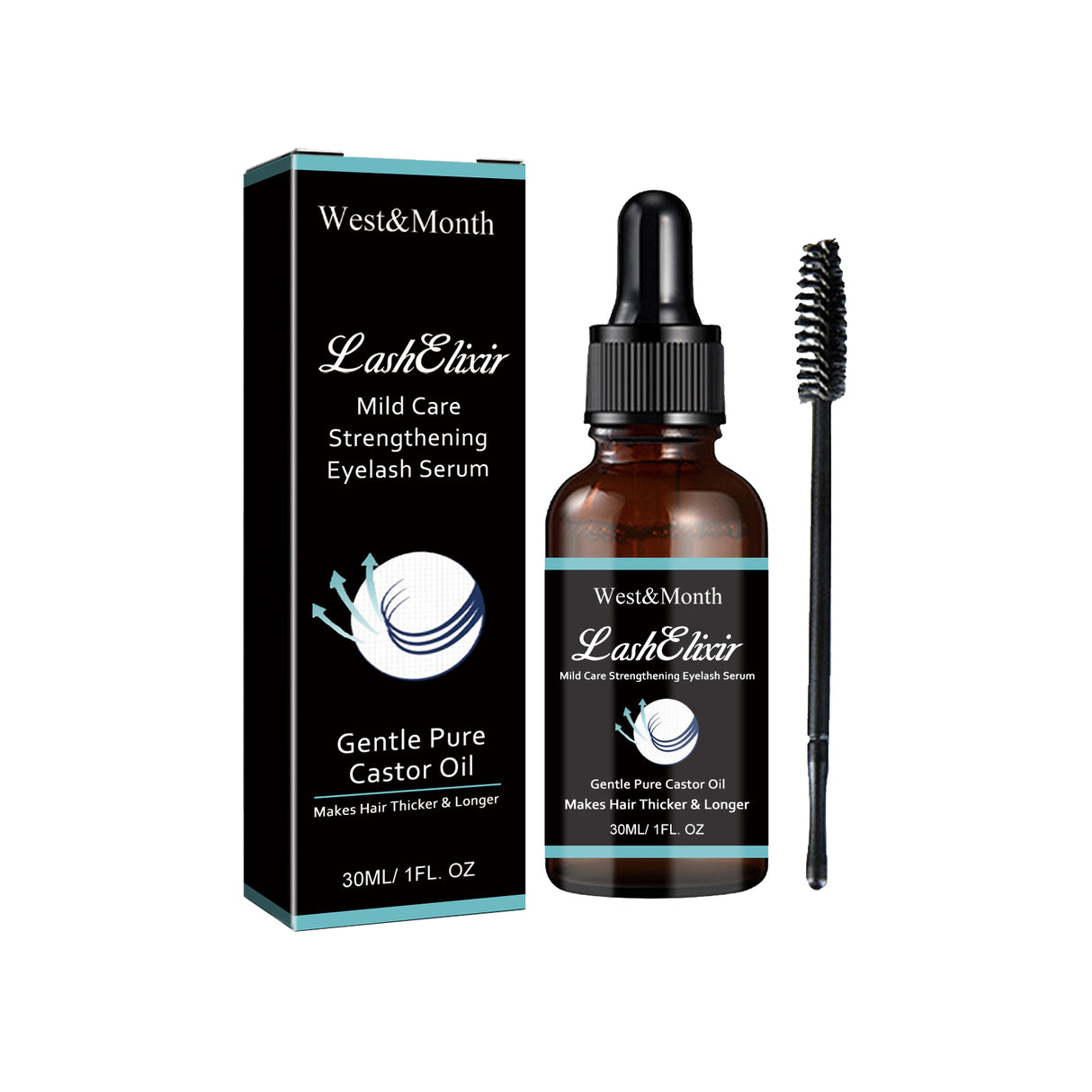 Mild Care Strengthening Eyelash Serum, Volute Thick Black Beautiful Slender Natural Gentle Not Easy To Stain Mascara - V.I.P Digital Presence