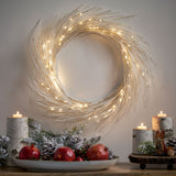 24" PAPER WREATH WITH LED LIGHT - V.I.P Digital Presence