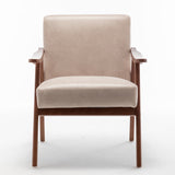 Solid wood frame living room chair, accent chair with thick backrest, casual chair Indoo - V.I.P Digital Presence