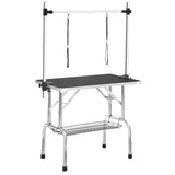 36" Professional Dog Pet Grooming Table Adjustable Heavy Duty Portable w/Arm & Noose & Mesh Tray - V.I.P Digital Presence