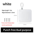 Punch Free Door Closer Household Simple Buffered Door Closer Pull Rope Closed Sliding Door Mute Automatic Door Closer - V.I.P Digital Presence