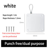 Punch Free Door Closer Household Simple Buffered Door Closer Pull Rope Closed Sliding Door Mute Automatic Door Closer - V.I.P Digital Presence