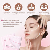 PDRN PINK COLLAGEN GEL MASK Pink Collagen facial mask Jelly Split facial mask - V.I.P Digital Presence