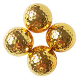 Golf Double Layer Gift Ball Electroplating Golden Golf Ball - V.I.P Digital Presence