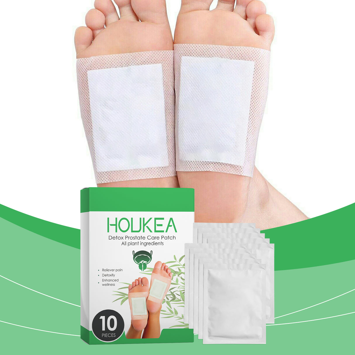 Body Care Foot Patch For Men's Body Relieves Discomfort And Comfort Foot Sole Gentle Ingredient Foot Care