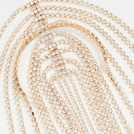 Accessories: rhinestone long tassel headpiece, exaggerated personality headband, Instagram style hair accessory, hair hook - V.I.P Digital Presence