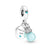 S925 sterling silver eternal confession double surround heart small motorcycle DIY accessories - V.I.P Digital Presence