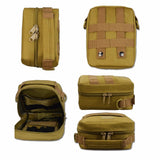 Black Hawk Commandos Compact MOLLE Medical Utility bag EMT Pouch MOLLE Ifak First Aid Utility Pouch camouflage pack - V.I.P Digital Presence