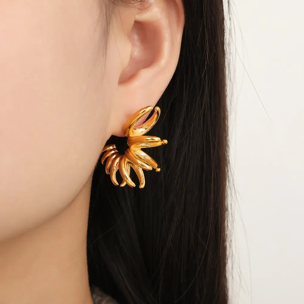 Titanium Steel Irregular Shape Earrings - V.I.P Digital Presence