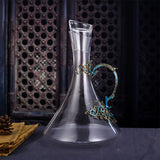 Enamel lead-free red wine cup crystal glass high footed cup decanter set - V.I.P Digital Presence