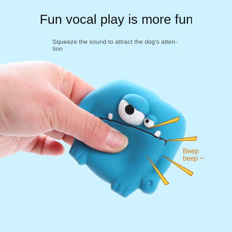 Cute Monster Shaped Latex Squeaky Dog Toy Durable and Easy to Clean Pet Toy - V.I.P Digital Presence